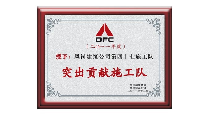 2011年突出貢獻獎